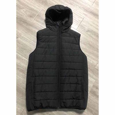 China OEM Breathable Mens Hooded Winter Padded Quilted Vest for sale