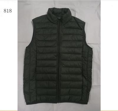 China Wholesale Customized Breathable Padded Man Vests Winter Padded Down Mens Bubble Vest for sale