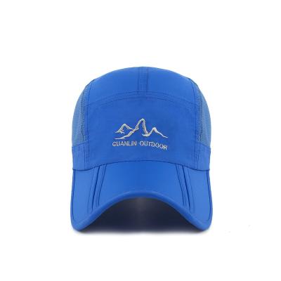 China New JOINT Quick Dry Collapsible Running Baseball Hats Men's Hat Sports Trucker Hat Taslon Fabric gorras for sale