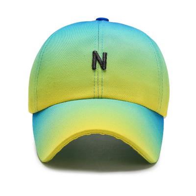 China JOINT wholesale custom gorros painted fashion gradient masks mens womens hats baseball cap hat for sale