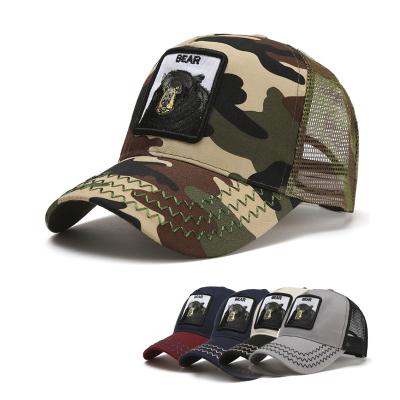 China New design JOINT hat gorras camouflage customize logo printing sports trucker hats for sale