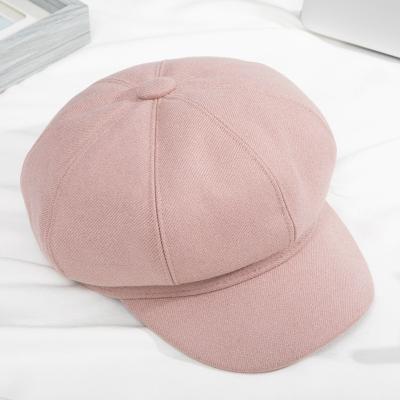 China Cheapest Wholesale Fashion Four-season Team Sports Berets Octagonal Hats for sale