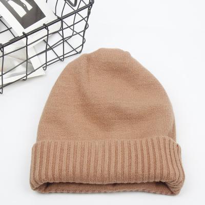 China JOINT Korean Pure Wool Beanies Winter Style Unisex Handmade Knitted Hat for sale