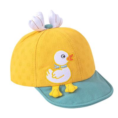 China Wholesale Casual Embroidery Baby Hats Baseball Caps Protector Baby Spring Brim Wide Brim Hats for sale