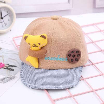 China Casual Adjustable Sun Visor Hat Outdoor Causal Sun Visor Covers Baby Sun Hat Cotton Baby Baseball Hats for sale