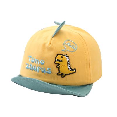 China New Next Dinosaur Cartoon Sun Visor Hats Baseball Cap Travel Fancy Casual Custom Baby Hats for sale