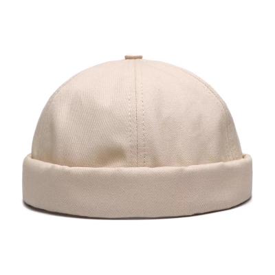 China COMMON Wholesale Pure Cotton 6 Color Vintage Panels Owner Sport Brimless Hats for sale