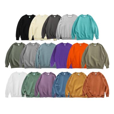 China Wholesales 100% Oversized Sweatshirt Hoodies Anti-pilling Cotton Fleece Custom Blank 350gsm Heavy Cotton for sale