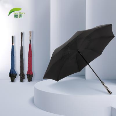 China Minimalist Hot Sale Umbrella Auto Rpet Fabric Eco Friendly Reverse Payung for sale