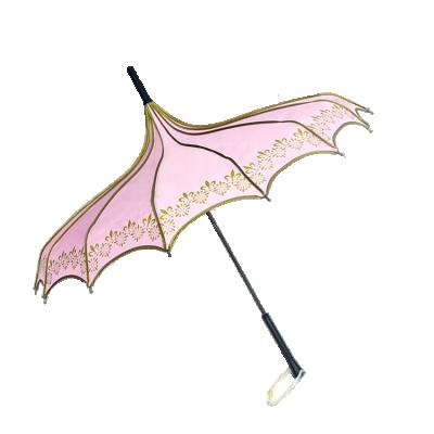 China Chinese luxury minimalist ODM advertising design pagoda paraguas umbrella for woman for sale