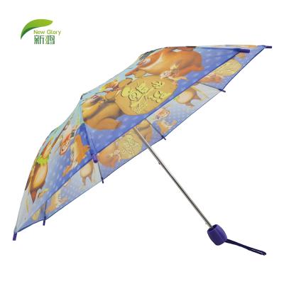 China Hot sale minimalist cute high quality handbook custom made safty children umbrella for sale