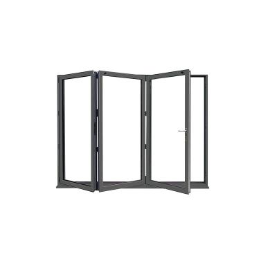 China Good View Waterproof Panel Large Panoramic Sliding Folding Door For Interior Patio Doors / Exterior Doors for sale