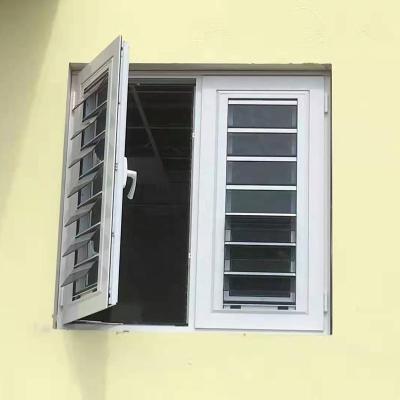 중국 Modern aluminum blinds with security bar aluminum shutters new style awning window with mosquito net 판매용