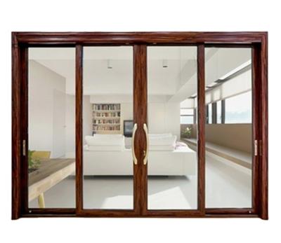 China Large Modern Heavy Duty Sliding Panels Sound Proof Doors Sliding Window Door for sale