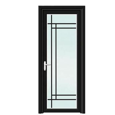 중국 Factory Wholesale Price Bathroom Interior Modern Aluminum Frosted Glass Doors Exterior House Door Waterproof 판매용