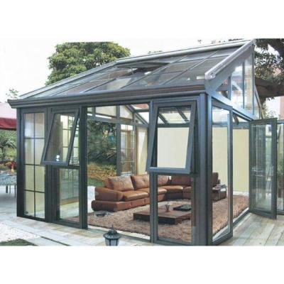 중국 Modern outdoor aluminum glass sunroom 4 season garden room glass room supplier 판매용