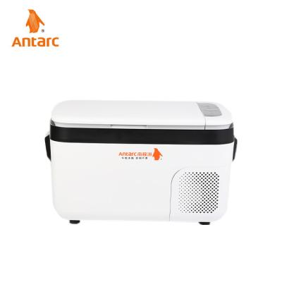 China Hot Sale DC 12v Compressor Freezer 20L Portable Portable Car Fridge Camping Compact Cooler Box for sale