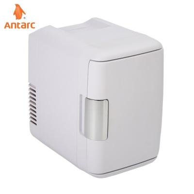 China ABS 5L Mini 5L DC 12v AC 220V Fridge 5 Liter Thermoelectric Cosmetic Tiny Mini Fridge Refrigerator For Cars for sale