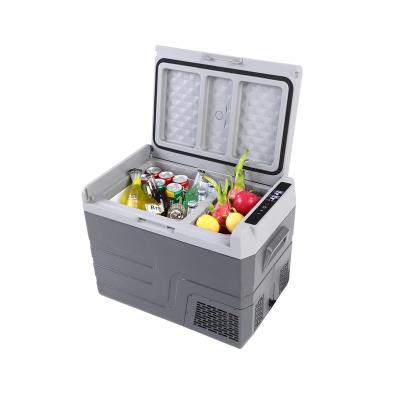 China ABS 36L Car Refrigerator DC Compressor Camping Outdoor Freezer Portable Fridge for sale