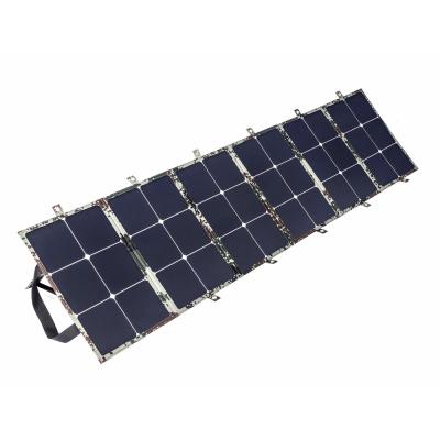 China 21.33% Portable Energy 120W Sunpower Collapsible Solar Cell Folding Solar Panel With USB Car Charger Output Cable for sale