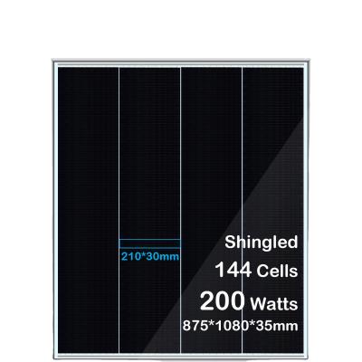 China Premium Energy Customization 200w 210w 220w Renewable Solar Cell Core Mono Panel 210mmx210mm Manufacturer China for sale