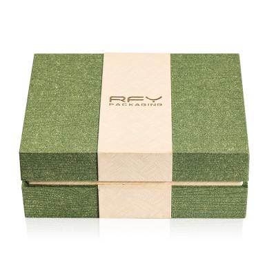 China Custom Recycled Gift Packaging Materials Nut Box Rigid Cores Boxes Gift Packaging Nuts Box With Your LOGO for sale