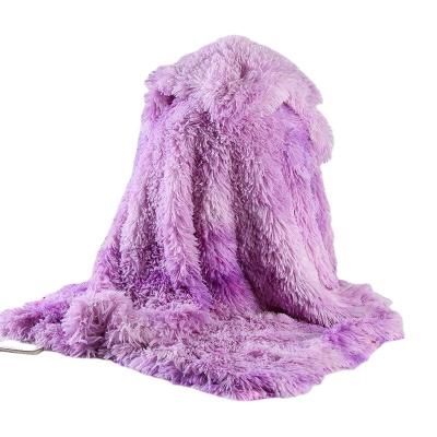 China Amazon Shrink-Resistant Hit Make Coat Pink Faux Fur Fabric By The Meter PV Plush Velvet Fabric For Blanket Toys for sale