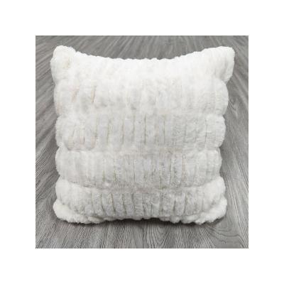 China Home Hotel Textile Cushion Cushion Fashion Super Soft Faux Fur Cushion for sale