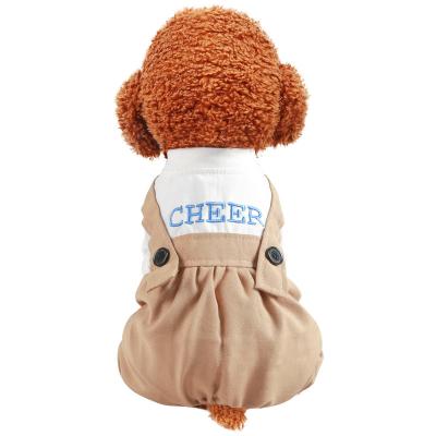 China Viable Wholesale Autumn And Winter New Products Teddy Bear Puppy Dog Clothing for sale