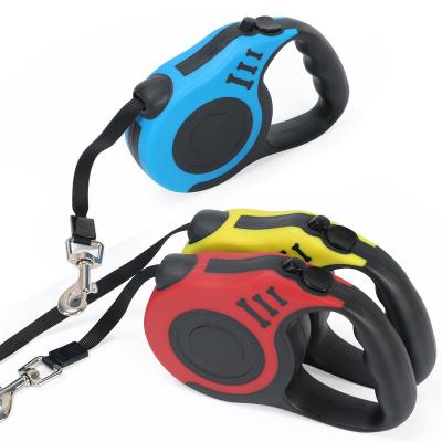 China Fashion Customized Hot Selling Automatic Retractable Dog Leash Non-Slip Glue Retractor Dog Leash for sale