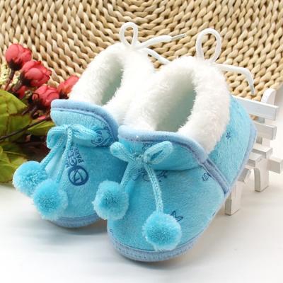 China Other Winter Toddler Snow Newborn Baby Shoes Boots Girl Outdoor Comfortable Warm Sole Anti-skid Boy Soft for sale