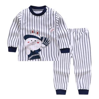 China Factory Direct Sales Children's Breathable Top Baby Girl Cotton 2PCS Winter T-shirt Cartoon Costume Long Sleeve Pants for sale