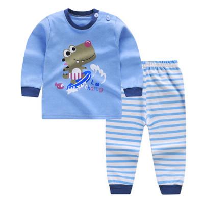 China Autumn Breathable Newborn Toddler Wholesale Girl 1 Sets Boy Baby Clothes 2 Piece Cotton Long Sleeve Top T-shirt Pants for sale