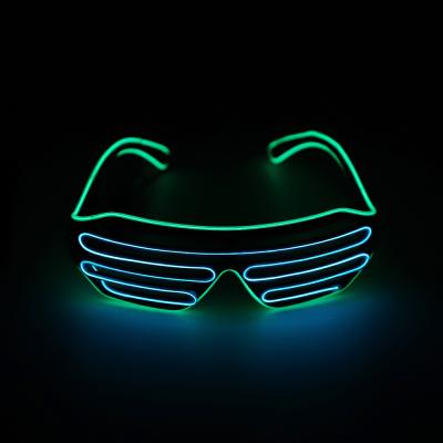 China Safety Logo Flashing Led Glasses Custom comfortable party glass 2021 party decoration glasses for sale