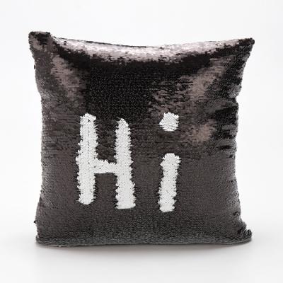 China Sofa Cushion Decorative Pillow Magical Color Changing Sequin Mermaid Pillow Reversible Pillow for sale