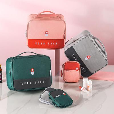 China Hot Selling New Fashion Family Emergency Medical Care Travel Survival First Aid Bag Good Luck Portable Medical Bag for sale