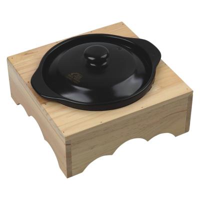 China Sustainable fashionable wooden rack for casserole dishes for sale