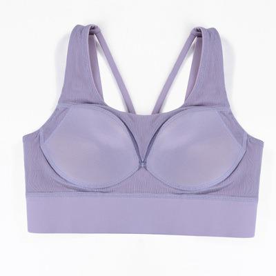 China Wholesale Breathable Fashion Colorful Recreational Custom Made Yoga Sports High Intensity Bra for sale