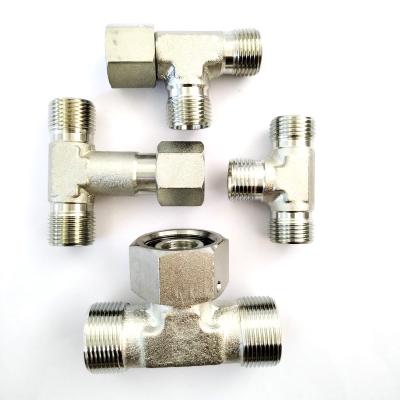 China Wide Hydraulic Tees Fittings Adapters for sale