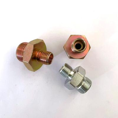 China Hose Lines Connect Suitable For Channel 1jm-06-12 Hydraulic Thread Connector Adjustable Hose Connector Only for sale