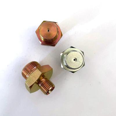 China Hose Lines Plug Bsp MaleExternal Hydraulic Thread Fittings Hydraulic Hose Adapter Connector for sale