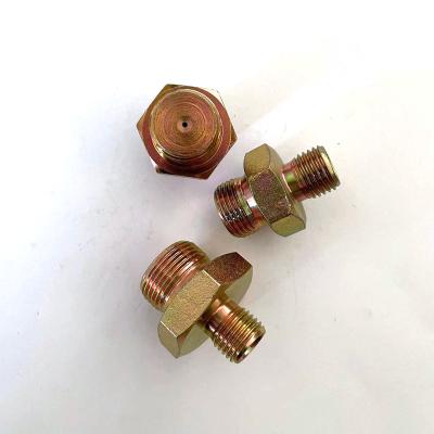 China Pipe Lines Connect Copper Fitting Weld Straight Fitting High Quality Hydraulic Coupling Types Supplying OEM ODM for sale