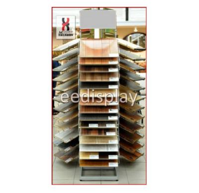 China Laminate floor display racks and heavy duty retail metal racks/practical granite and marble tile display stand/ceramic displays for sale