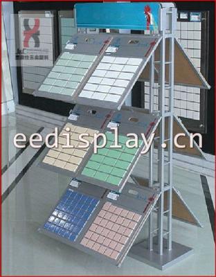 China Heavy Duty Practical Metal Tiles Show Rack & Holder / Flooring Display Rack / Retail Laminate Ceramic Tiles Show Rack for sale