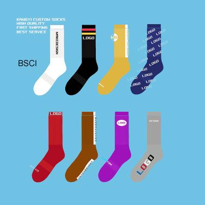 China High Quality QUICK DRY Mens Sport Socks Custom Own Design Crew Socks for sale