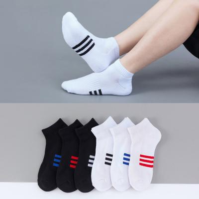 China QUICK DRY Wholesale Custom Short Strip Iconic Sport Compression Patterned Ankle Socks for sale