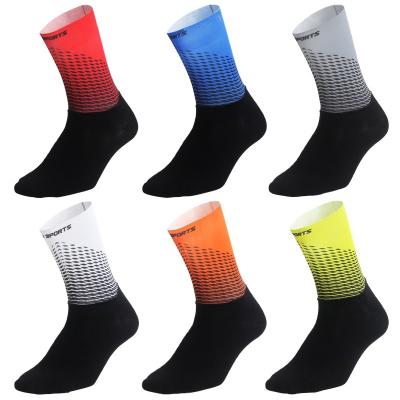 China Hot Selling Custom Breathable Cycling Athletic Breathable Sports Air Cycling Socks for sale