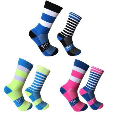 China Customized Breathable Breathable Colorful Lightweight Bicycle Bike Sports Cycling Socks for sale