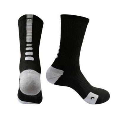 China Breathable Classic High Quality Sport Knocks Logo Men Crew Basketball Socks Elite Custom Success for sale