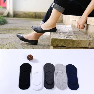 China Summer QUICK DRY Invisible Breathable Thin Boat Socks Men Solid Color Low Cut Socks for sale